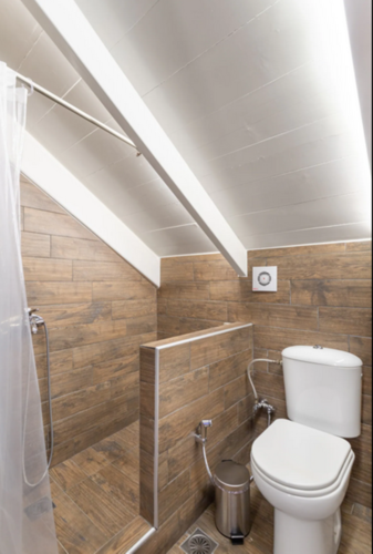 bathroom 3 (open plan attic)
